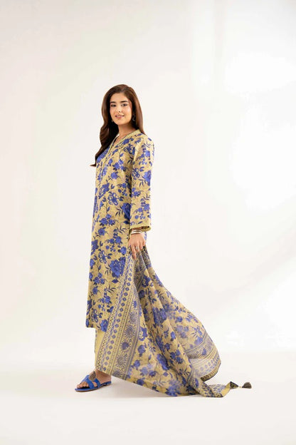 Nishat Self Jacquard Linen 3 Piece 42503338-R