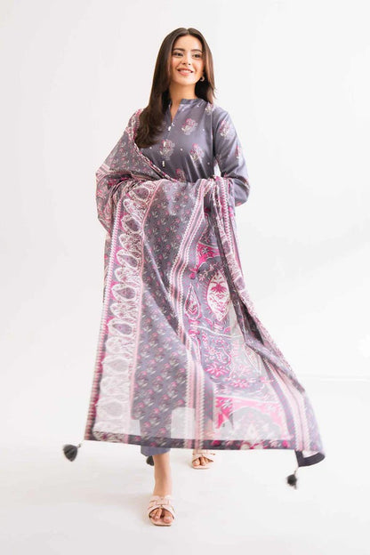 Nishat Self Jacquard Linen 3 Piece 42503207-R