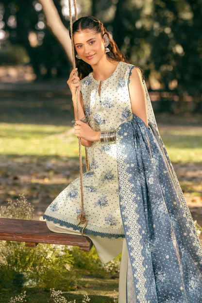 Nishat Self Jacquard Linen 3 Piece 42503427-R