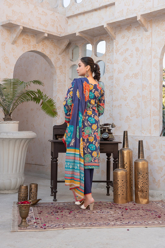 Meenonee Digital Printed Lawn  MD-795