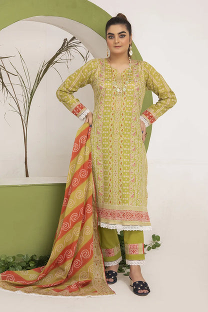 Chunri Digital Printed Slub Lawn PR-2702