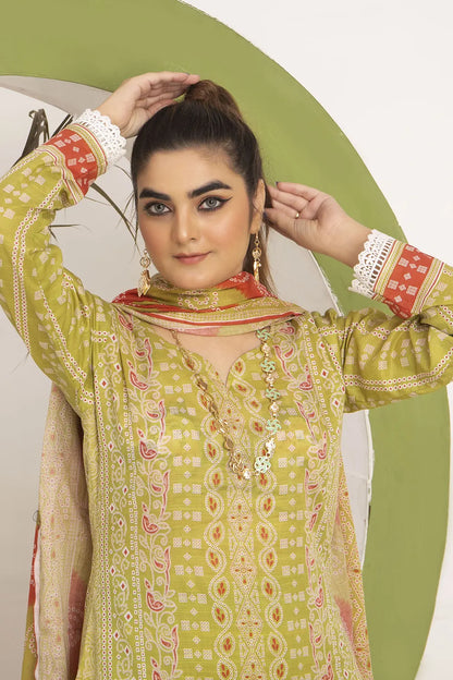 Chunri Digital Printed Slub Lawn PR-2702