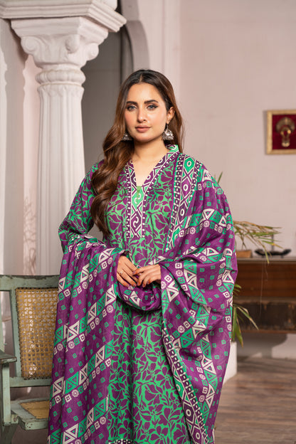 Maahru Digital Printed Lawn BR-1335