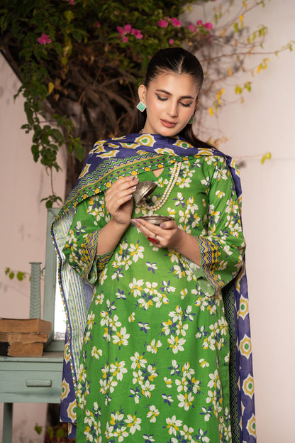 Maahru Digital Printed Lawn BR-1338