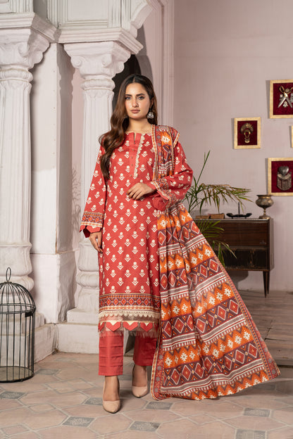 Maahru Digital Printed Lawn BR-1339