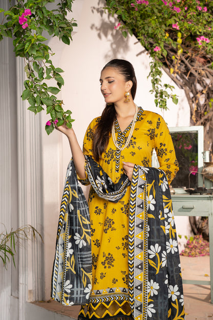 Maahru Digital Printed Lawn BR-1344