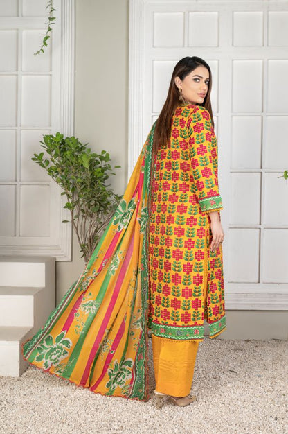 Reet Digital Printed Lawn BR-1397